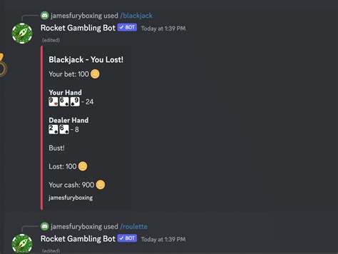 blackjack bot discord|discord gambling bot cheat.